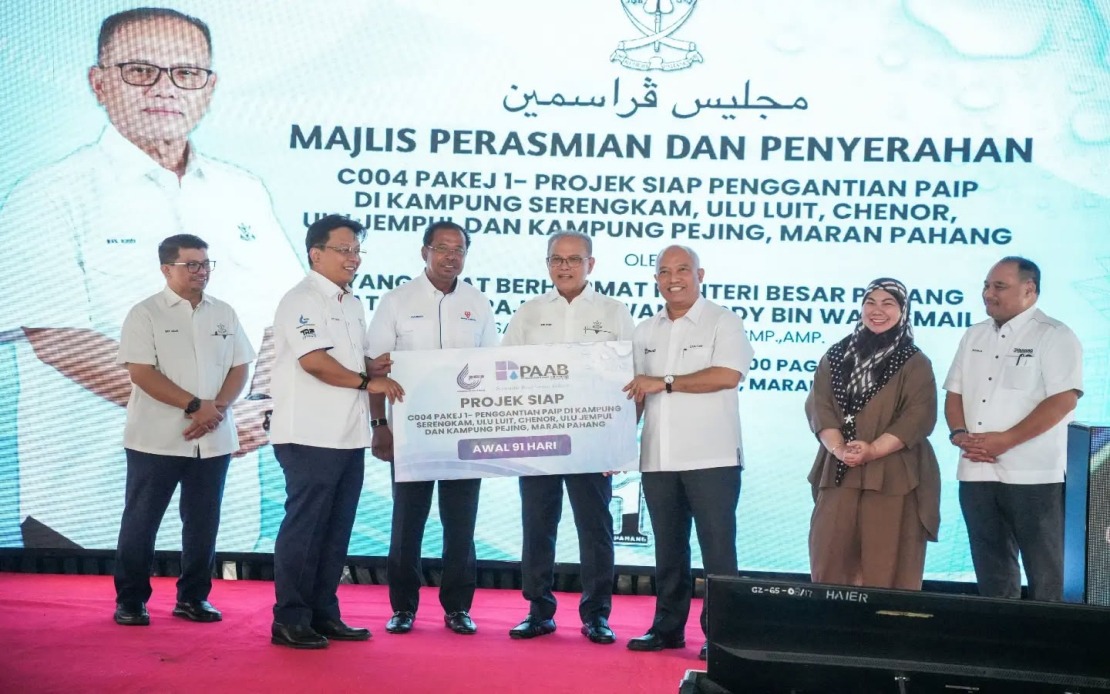RM11.19 Million Pipeline Upgrade Ends Two Decades of Water Woes in Maran