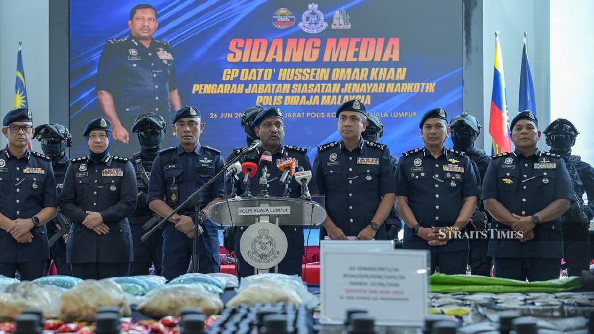 Police Seize Drugs Worth RM135.63 Million in Major Cheras Operation