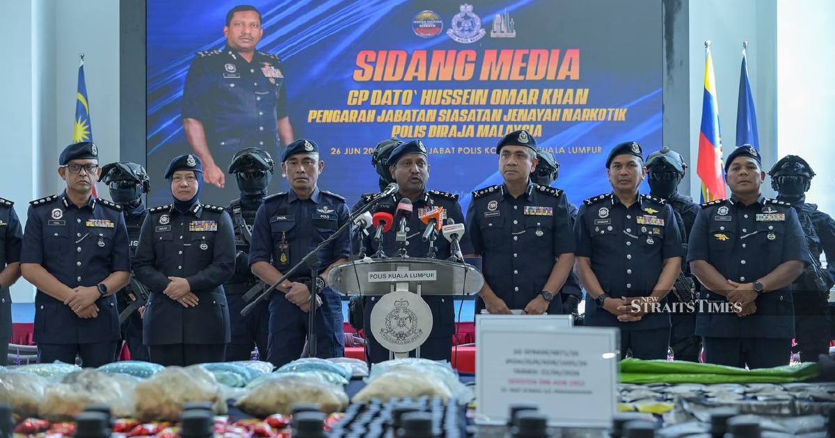 Police Seize Drugs Worth RM135.63 Million in Major Cheras Operation