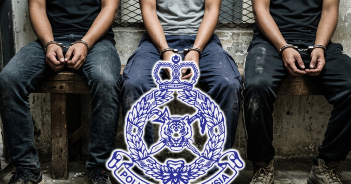 Police arrest three men over viral motorcycle theft in Hulu Langat