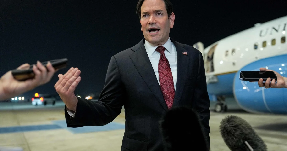 Rubio Dismisses Iran's Strait of Hormuz Toll Proposal as Diplomatic Tensions Escalate