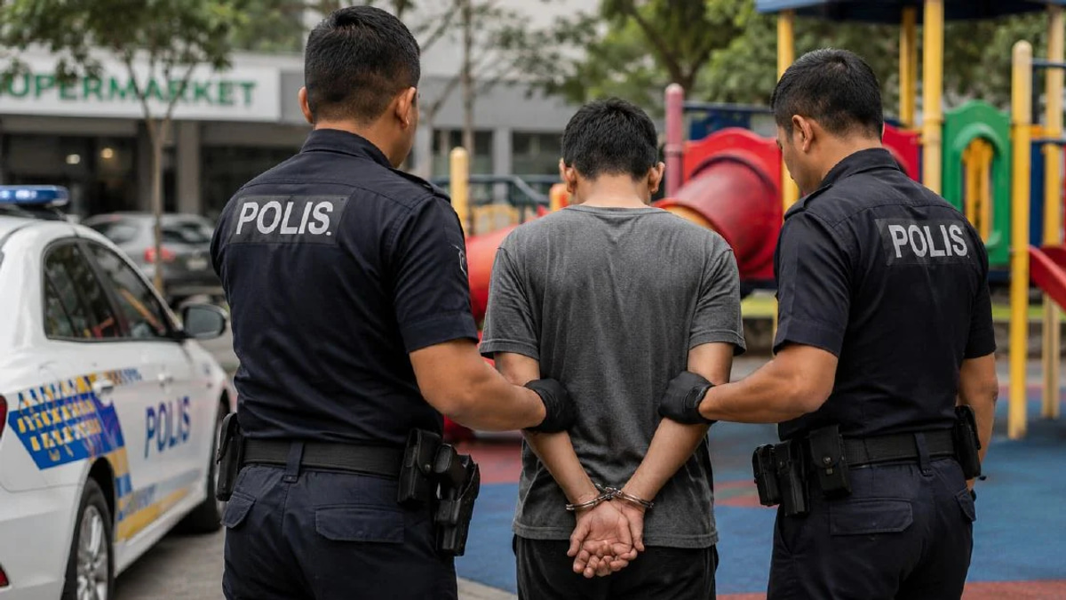 Foreign National Arrested in Cyberjaya Over Alleged Indecent Act at Playground