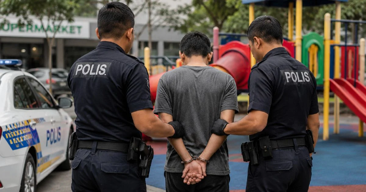 Foreign National Arrested in Cyberjaya Over Alleged Indecent Act at Playground