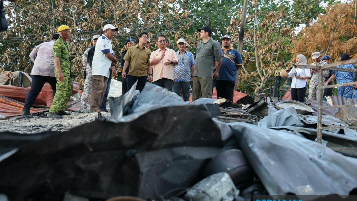 Federal Government Extends Aid to Fire Victims in Sandakan Island Community