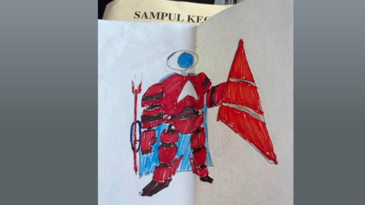 PM Anwar Treasures Drawing from Special Needs Child at Temu Anwar Event