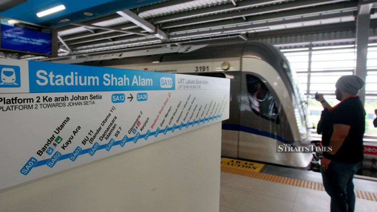 Anwar to officially launch LRT3 Shah Alam line this Sunday ahead of Monday service start