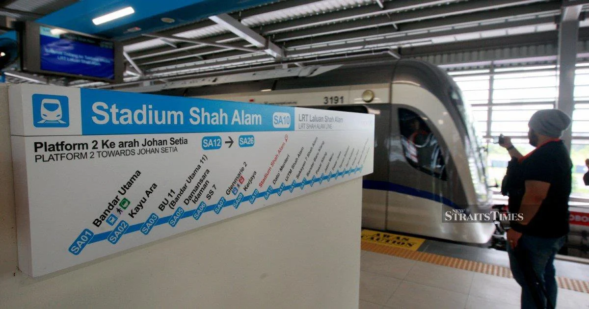 Anwar to officially launch LRT3 Shah Alam line this Sunday ahead of Monday service start