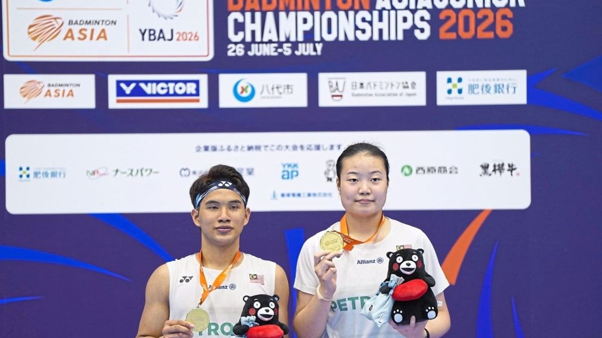 Patience Pays Off as Redzuan and Zi Yu End Malaysia's 19-Year Wait for Asian Junior Mixed Doubles Crown