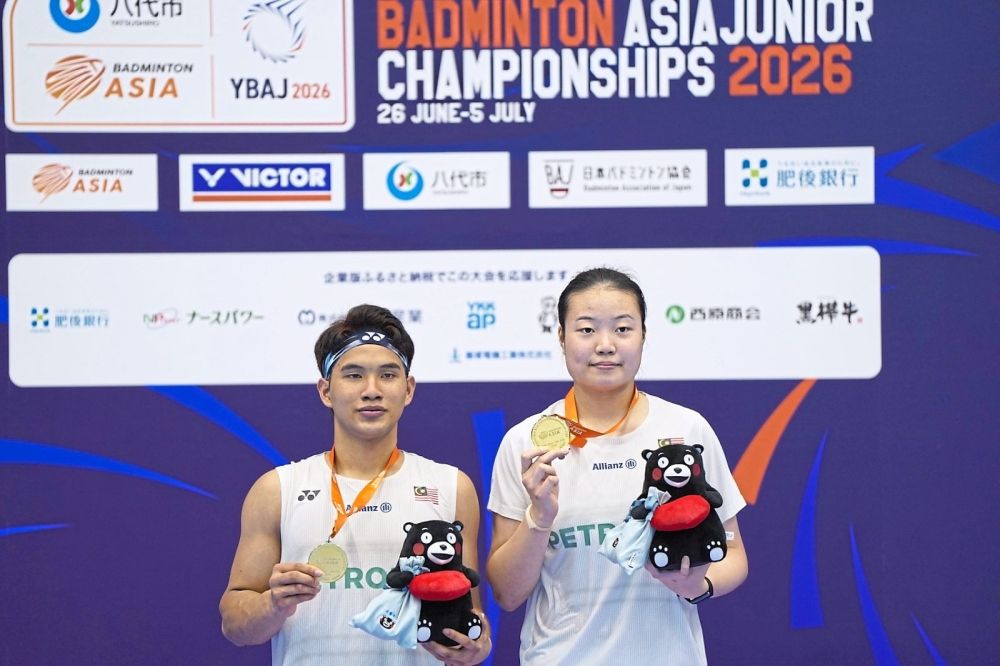 Patience Pays Off as Redzuan and Zi Yu End Malaysia's 19-Year Wait for Asian Junior Mixed Doubles Crown