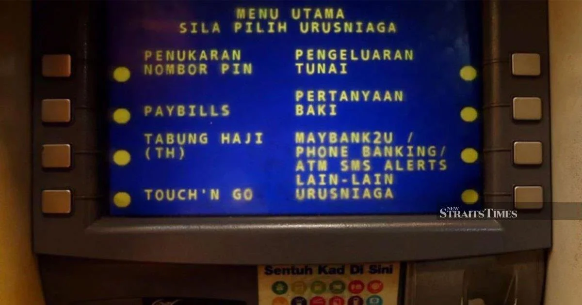 Bank Negara urges customers to report improper ATM charges at own-bank machines