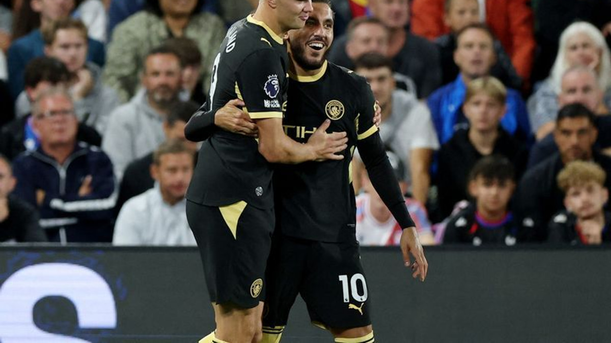 Cherki and Haaland shine as Manchester City overwhelm Crystal Palace