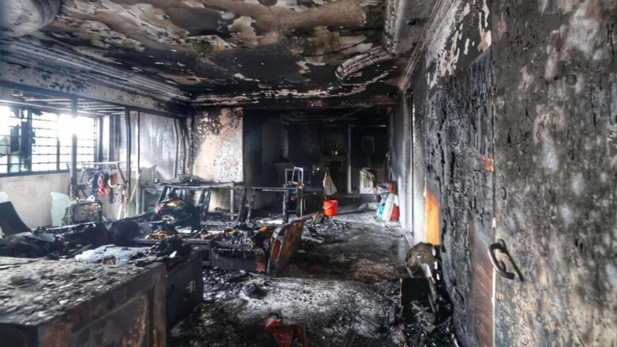 Two rescued from high-rise fire in Singapore's Jurong West; electrical fault suspected