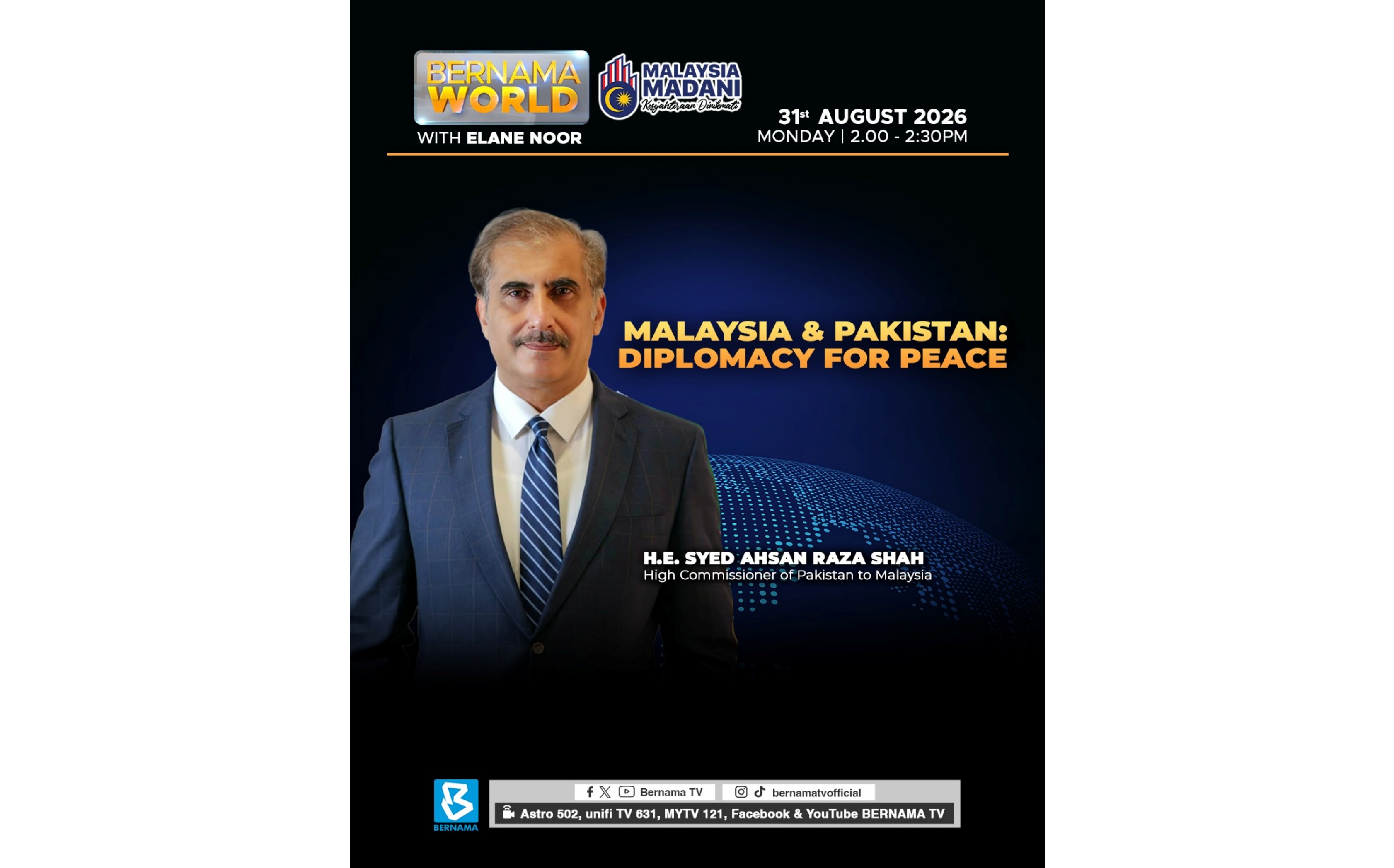 Malaysia and Pakistan Must Share Mediation Expertise, Says High Commissioner