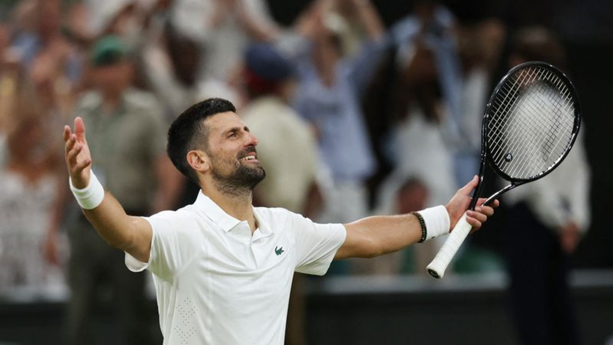Djokovic Edges Past Auger-Aliassime in Epic Wimbledon Quarter-Final, Sets Up Sinner Showdown