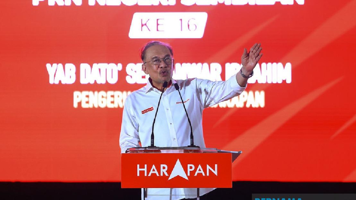 Anwar Urges Negeri Sembilan Voters to Back PH for Sustained Progress