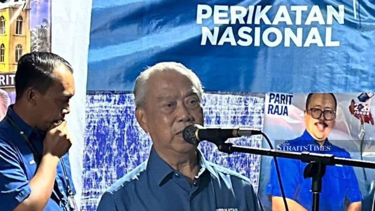 Muhyiddin Concedes PN May Fall Short in Johor Election Bid