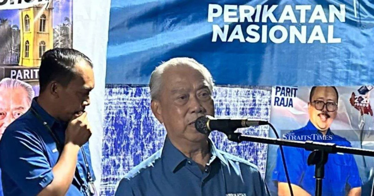 Muhyiddin Concedes PN May Fall Short in Johor Election Bid