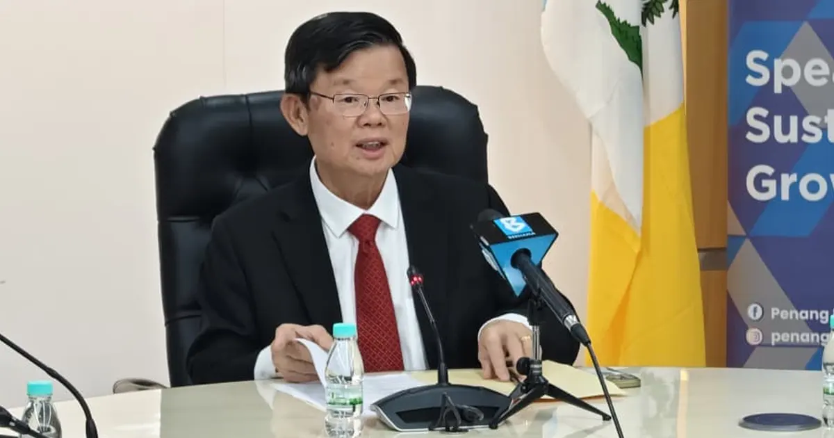 Chow Rejects Sanusi's Call to Review Penang Land Lease Arrangements