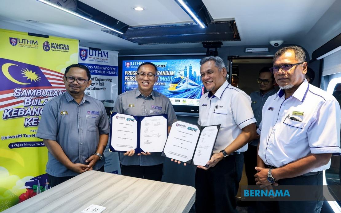 UTHM and KTMB Deepen Rail Sector Partnership Through Skills Development