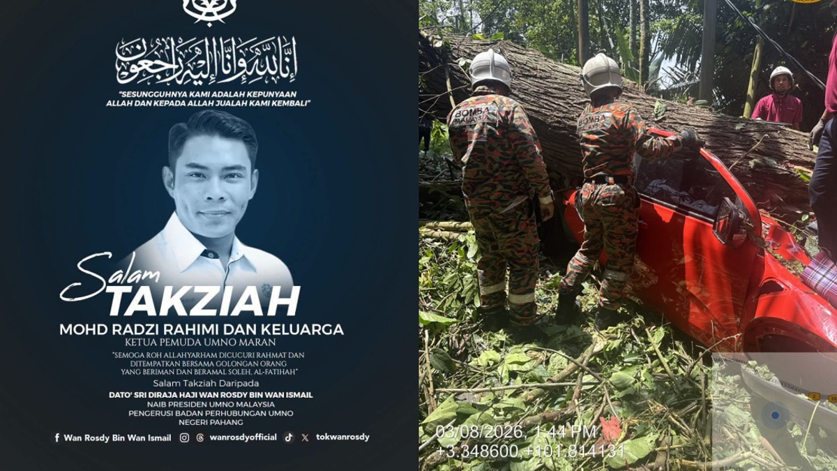 Pahang Menteri Besar Mourns Death of Maran UMNO Youth Chief Mohd Radzi Rahimi