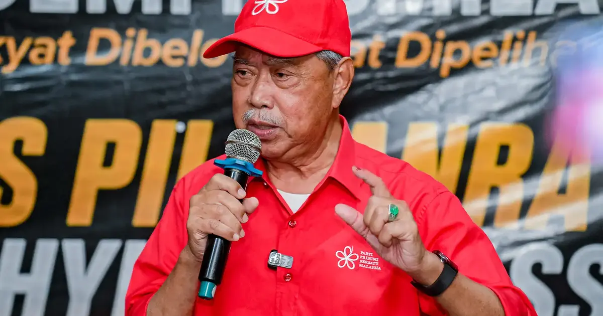 Muhyiddin Defends Bersatu's Election Strategy as Khaled Raises Meddling Concerns