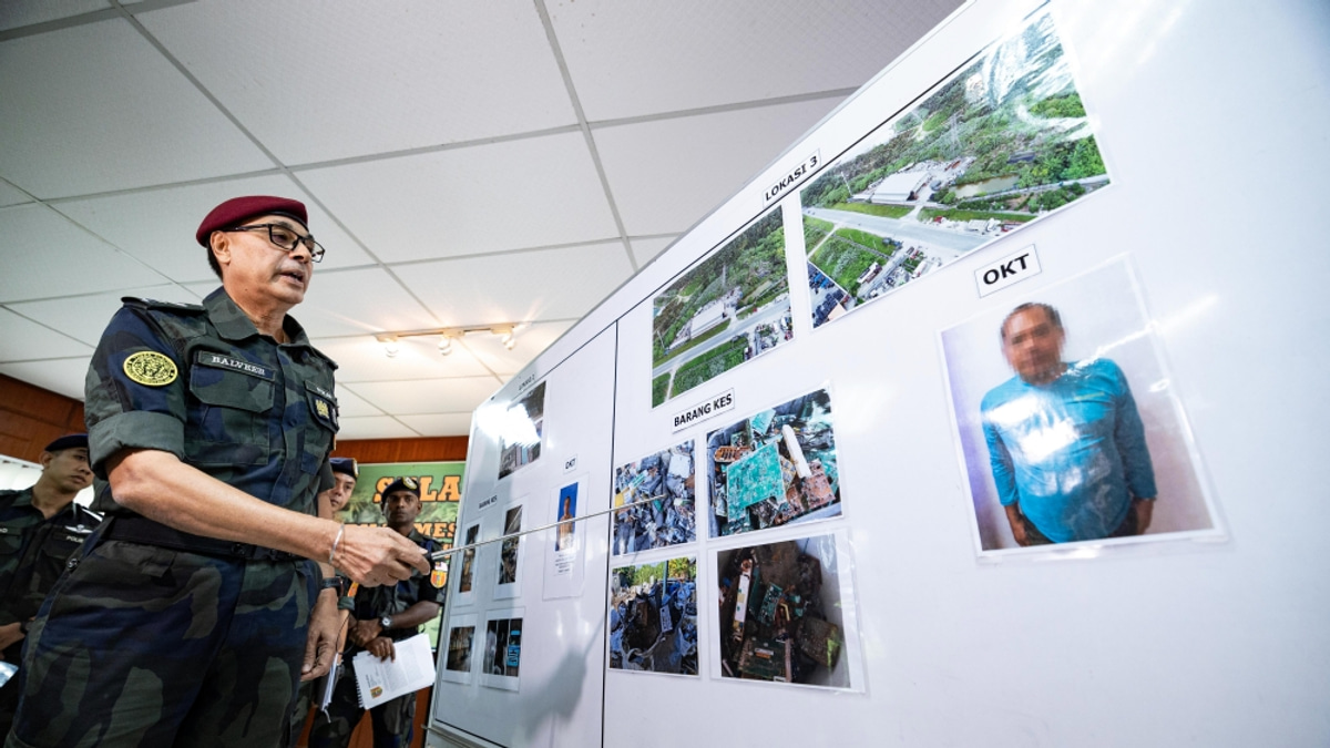 GOF Seizes RM9.39 Million in Illegal E-Waste During Ipoh Crackdown, 14 Arrested