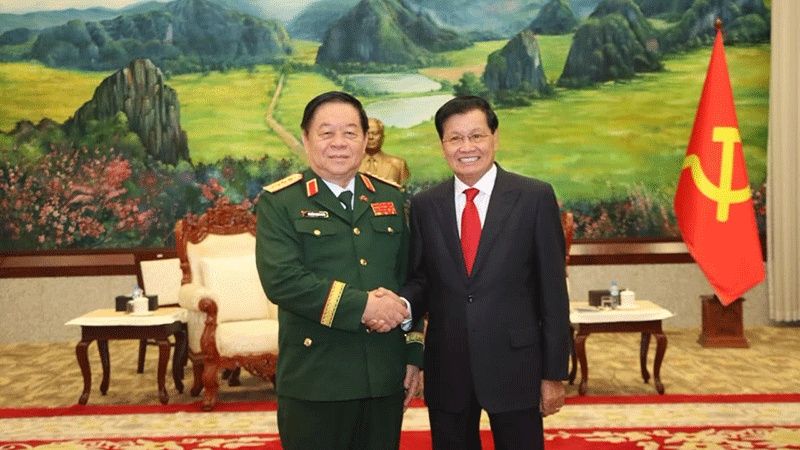 Laos and Vietnam deepen defence ties as military leaders hold strategic talks