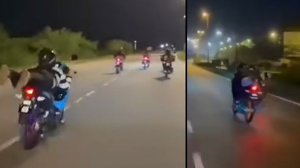 Three Teenage Girls Arrested After Viral 'Superman' Motorcycle Stunt in Kuantan