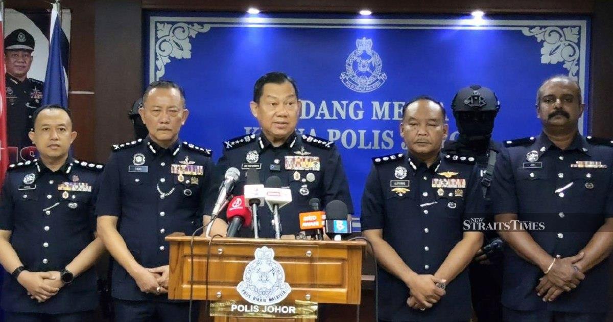 Police bust major meth operation in Johor, seize RM3.04m in drugs and arrest eight