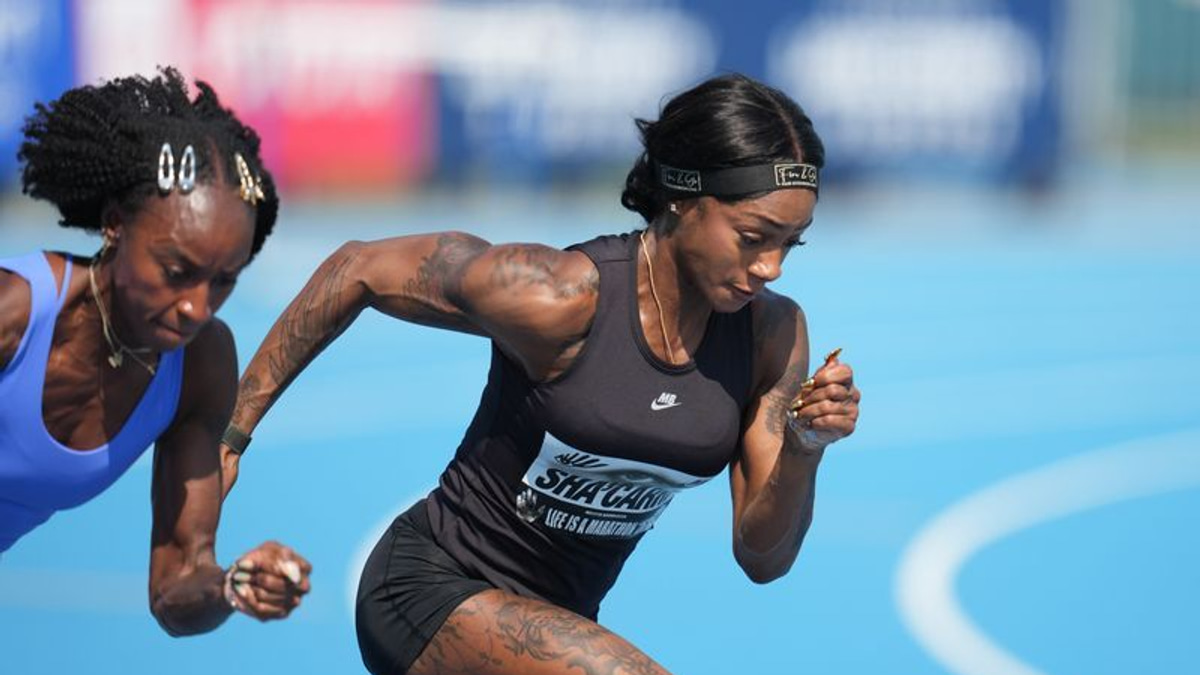 Lyles and Richardson advance at US track championships as elite athletes prepare for Olympic trials