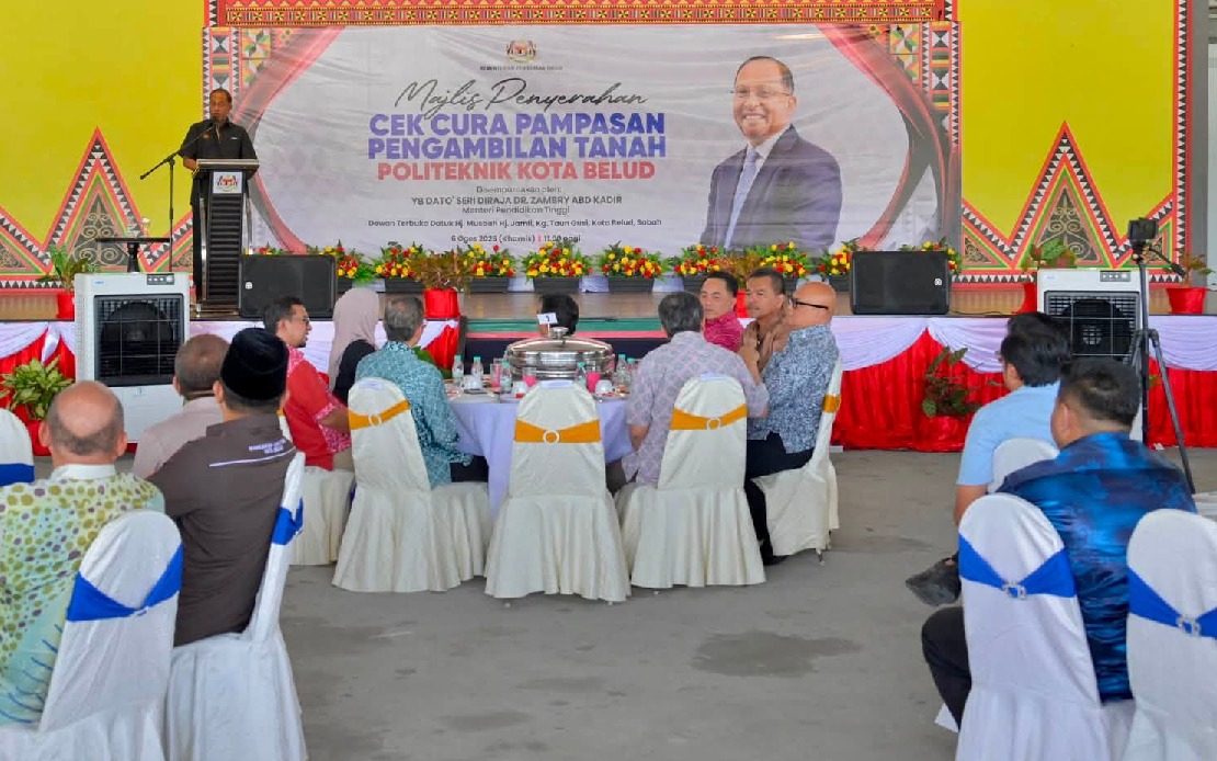 RM250 Million Kota Belud Polytechnic on Track for 2030 Completion, Says Zambry