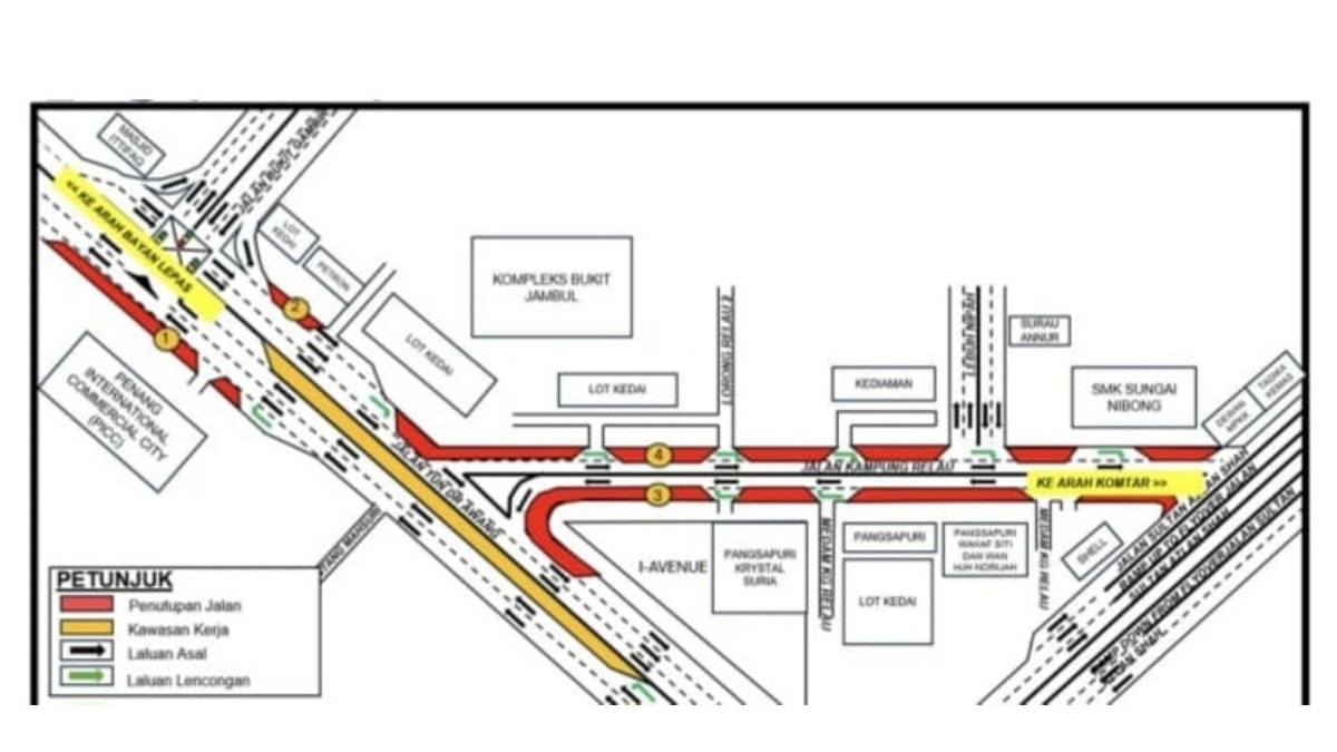 Penang Roads to Face 75-Day Partial Closures for Mutiara LRT Project Works