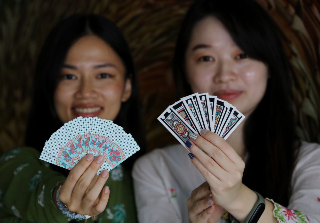 Sisters Revive Cherki Card Game with Colourful Modern Twist to Keep Peranakan Heritage Alive
