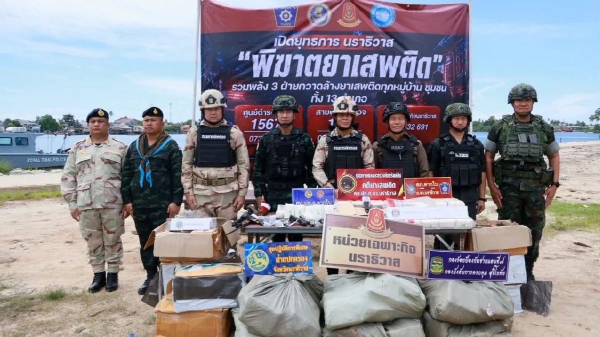 Thai Police Dismantle Major Trafficking Network with Cross-Border Malaysia Links