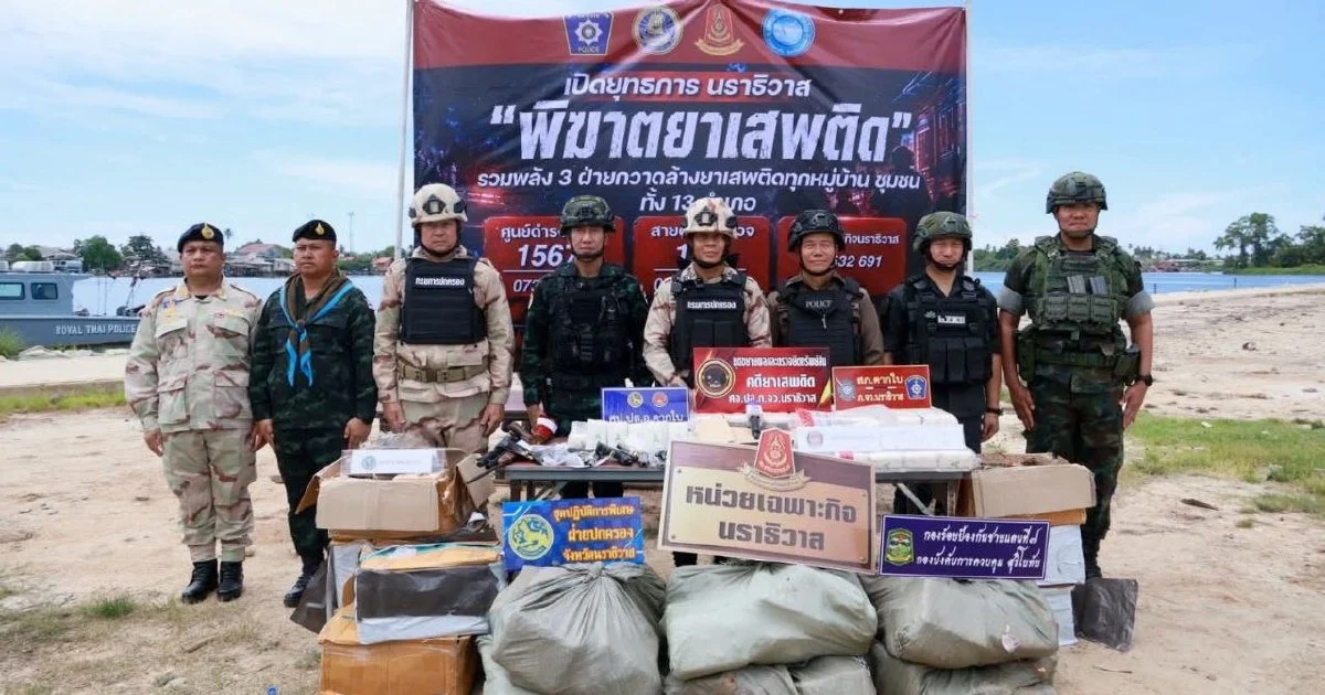 Thai Police Dismantle Major Trafficking Network with Cross-Border Malaysia Links