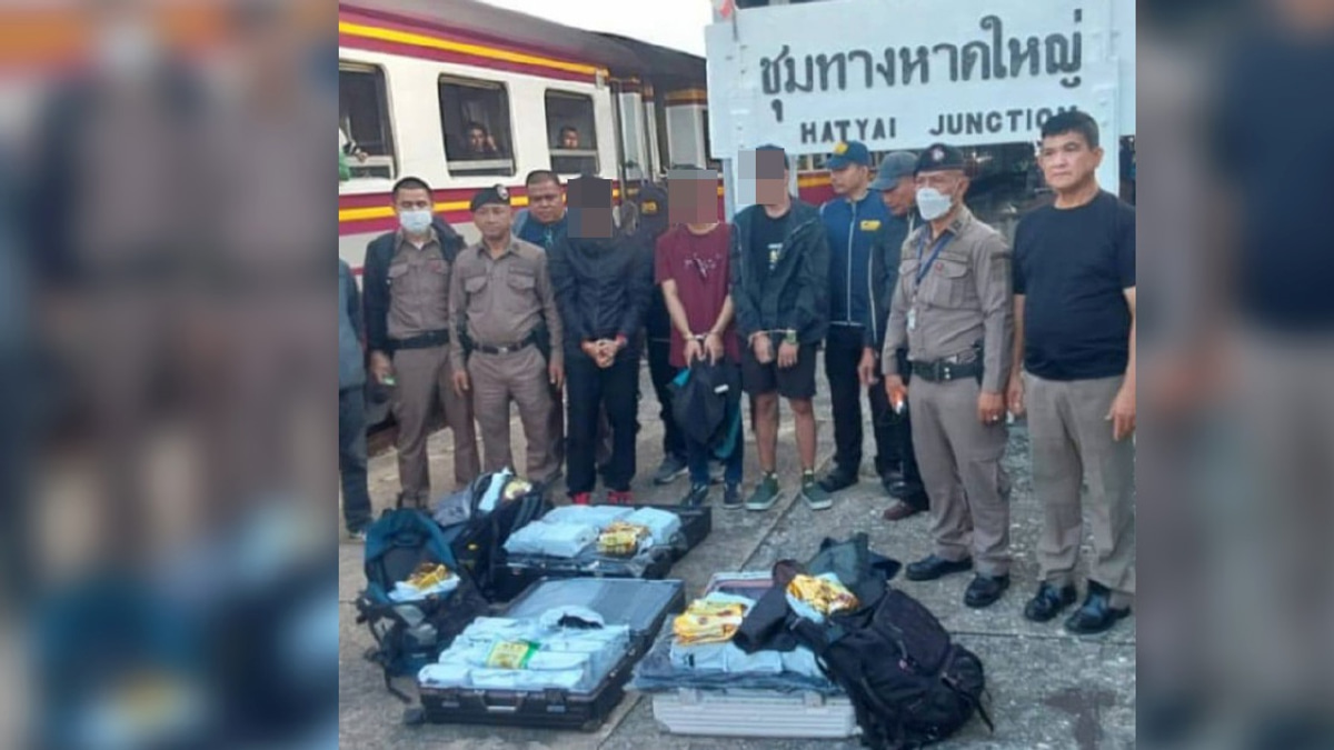 Three Malaysians arrested in Thailand with RM4.3 million worth of methamphetamine