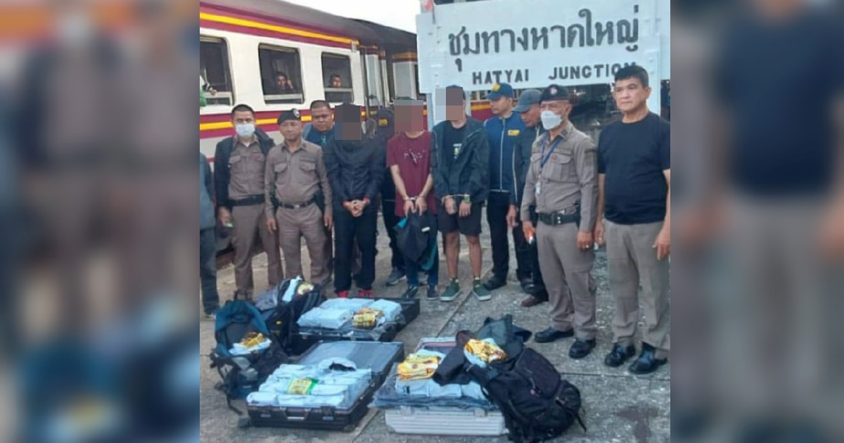 Three Malaysians arrested in Thailand with RM4.3 million worth of methamphetamine