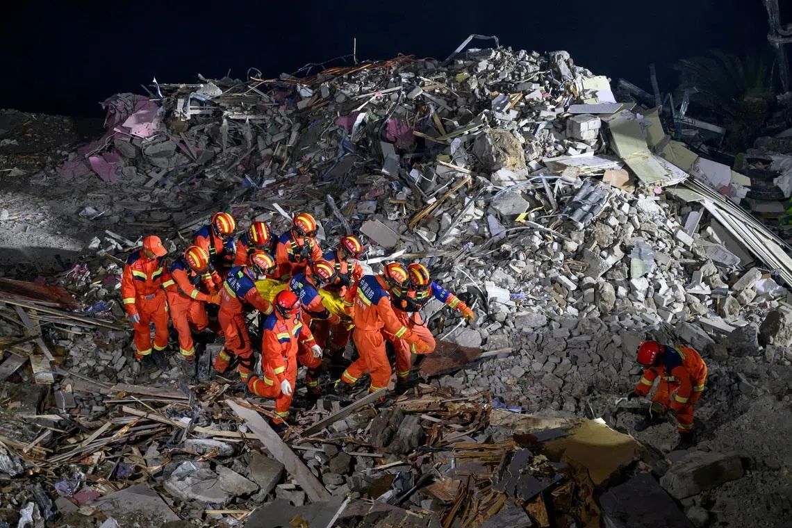 China deploys explosives in desperate bid to reach 34 missing from Penghui landslide