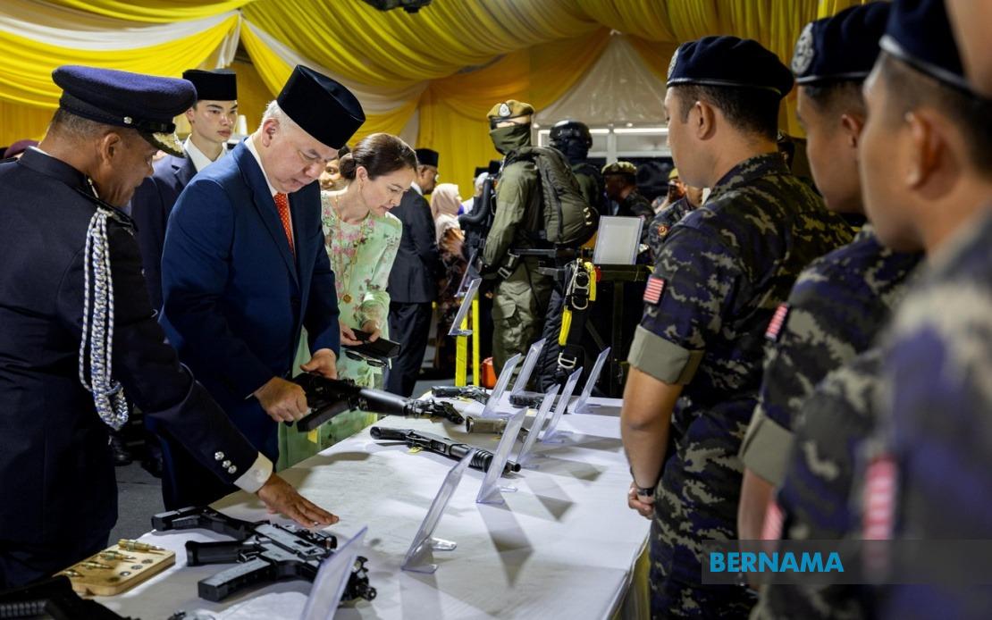 Sultan Nazrin Shah Opens New 69 Commando Camp in Ulu Kinta