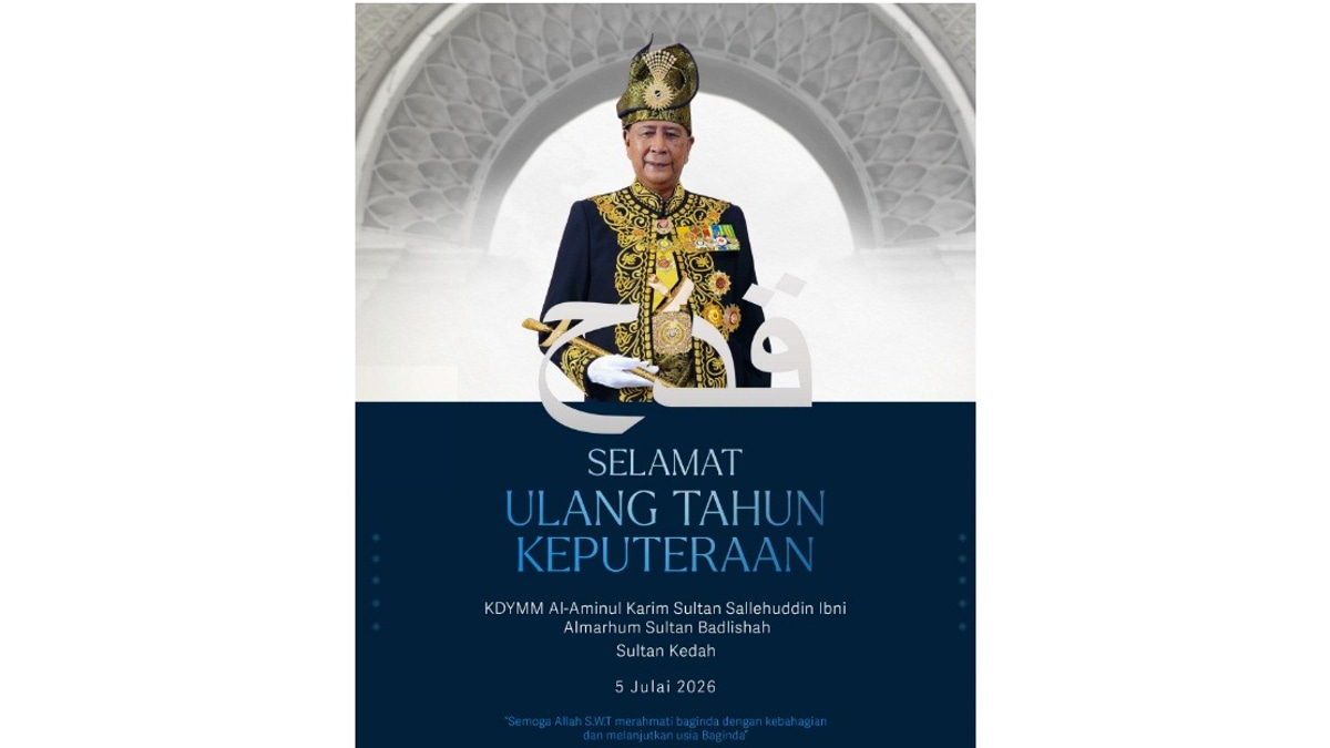 King Extends Birthday Wishes to Sultan of Kedah on 84th Birthday