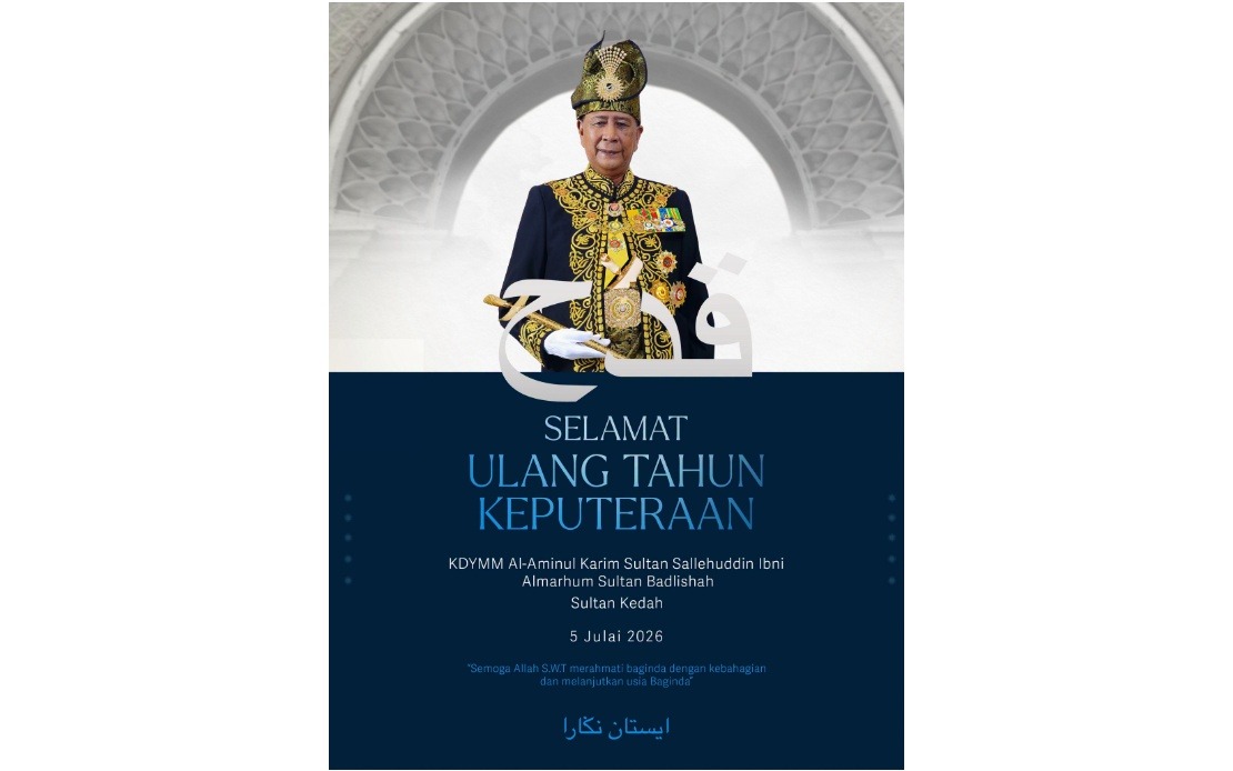 King Extends Birthday Wishes to Sultan of Kedah on 84th Birthday
