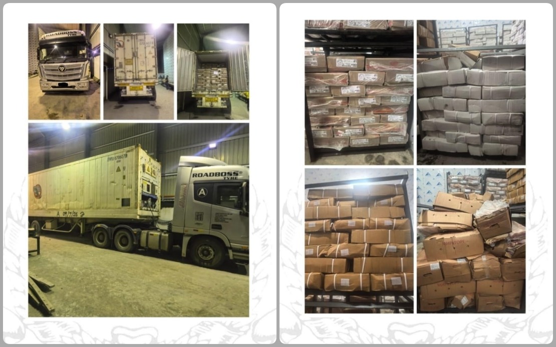 Police Seize RM6.19 Million in Undocumented Frozen Pork at Miri Warehouse