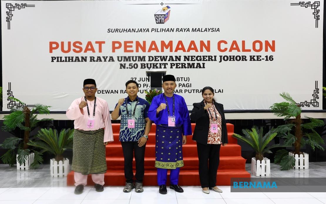 Bukit Permai Showdown: Four Candidates Vie for Johor Seat as Incumbent Defends Crown
