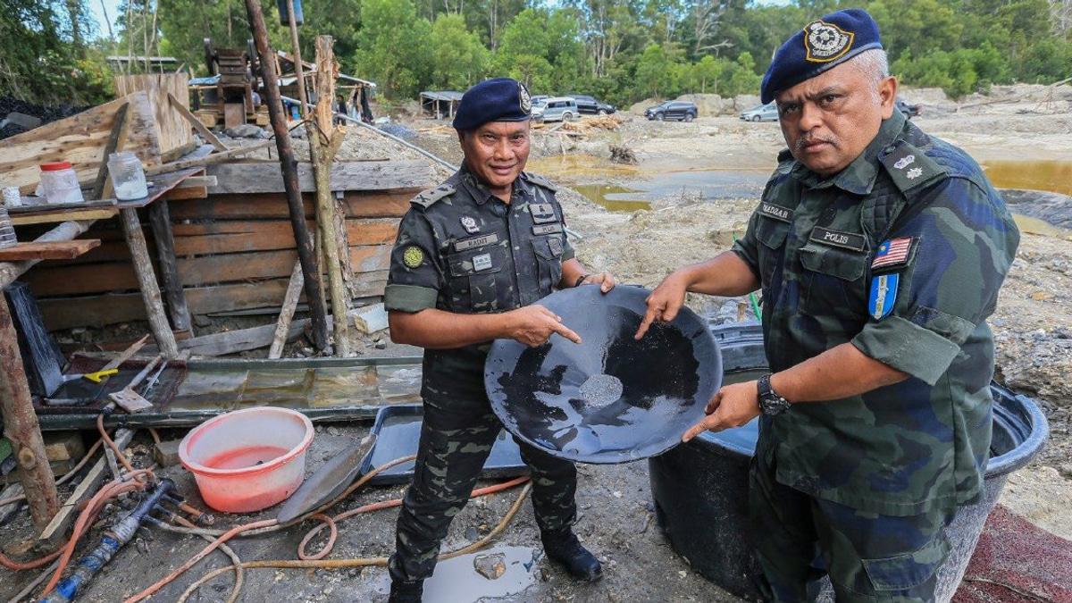 Police Dismantle Elaborate Gold Mining Operation Netting RM13,000 Daily in Terengganu