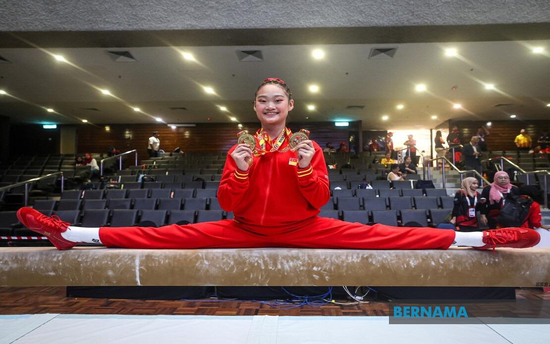 Cadence Teh Retains All-Around Crown as Selangor Dominates Artistic Gymnastics at SUKMA 2026