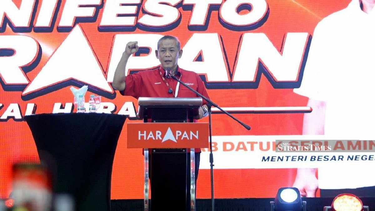 BN 'Recycled Our Ideas,' Says Negri Sembilan's Aminuddin Over Election Manifesto