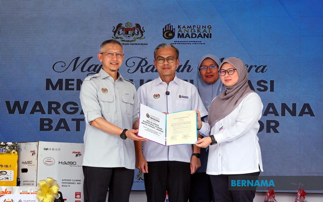 Johor Election About State's Future, Not Personal Vendettas, Says Fahmi