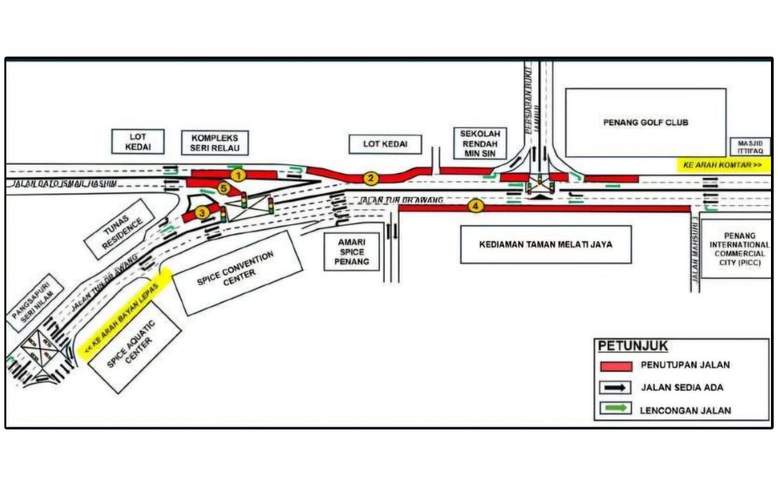 Penang Set for Two-Month Road Works as Mutiara Line LRT Project Advances
