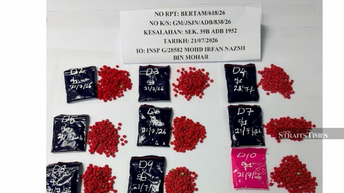Two Myanmar Nationals Arrested with 6,000 Yaba Pills in Gua Musang Drug Bust