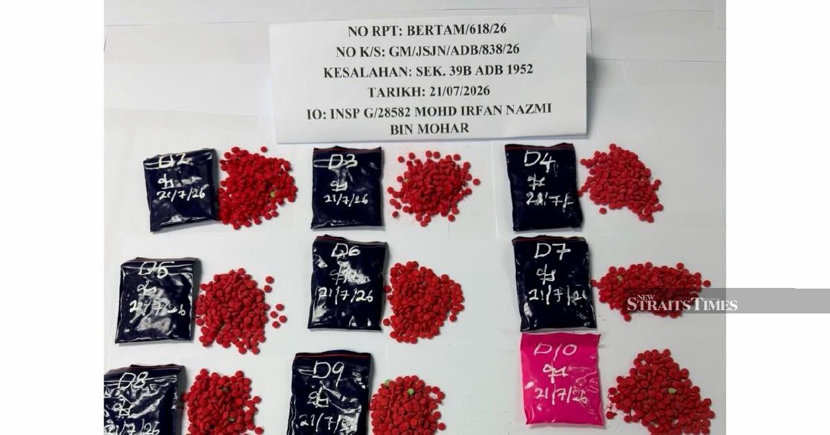 Two Myanmar Nationals Arrested with 6,000 Yaba Pills in Gua Musang Drug Bust